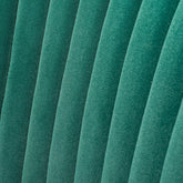 Classic Curved Back Teal Velvet Lounch Chair